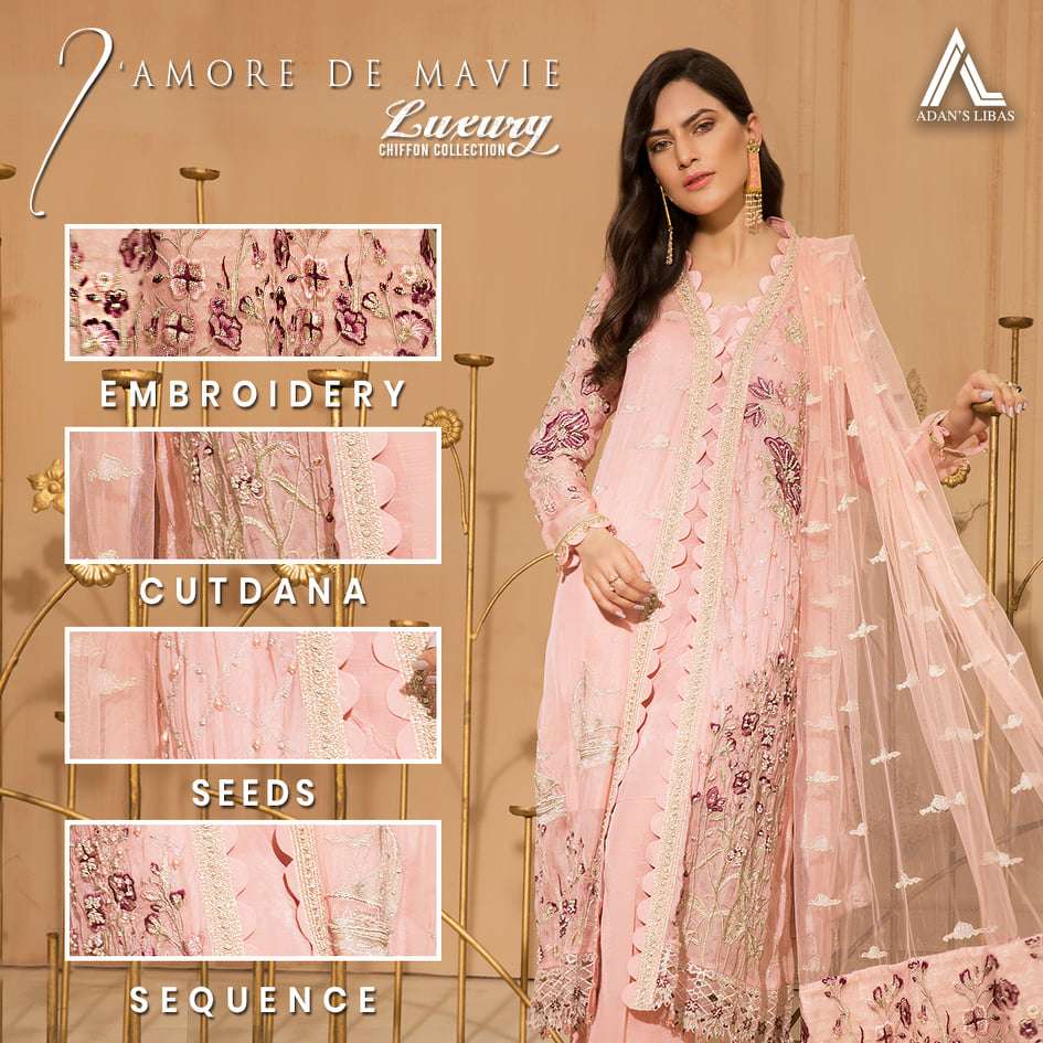 Adans Libas L Amore De Ma Vie Luxury Chiffon Collection